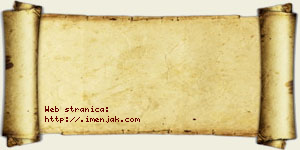 Jakov Jazački vizit kartica